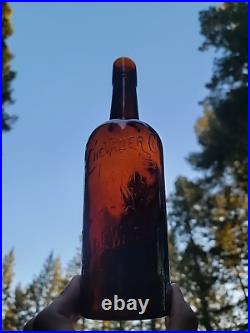 Great Old Picture San Francisco California Whiskey? F. Chevalier Castle Whiskey