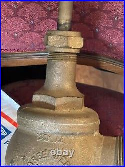 Greenberg's San Francisco Brass Firefighters 2 1/2 Hose Connector 12 Rare EX