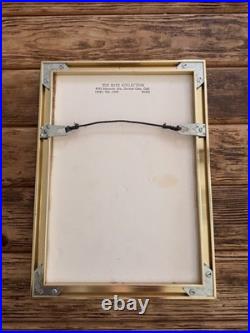 Gus Bayz Framed Original Watercolor San Francisco Hilltop Painting 1993