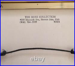 Gus Bayz Framed Original Watercolor San Francisco Hilltop Painting 1993