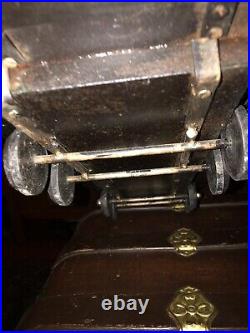 Handmade Vintage Wooden Detailed San Francisco Trolly Car
