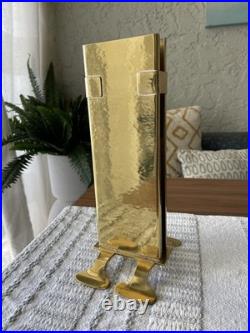 Handwrought DIRK VANERP San Francisco California MCM Brass Decor