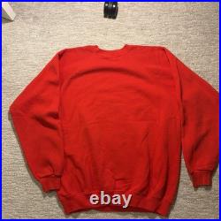 Hanes Vintage 1984 San Francisco California Red Sweatshirt Size L 42-44
