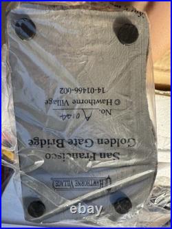 Hawthorne Village Golden Gate Bridge with Box & Certificate -Rare Collectible Gift