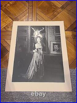 Hedda Hopper Huge Vintage Fashion Photograph Portrait Edward Carroll