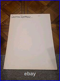 Hedda Hopper Huge Vintage Fashion Photograph Portrait Edward Carroll