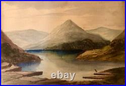 Henry Behrens Wade (1862 1891) San Francisco California Water Color Painting