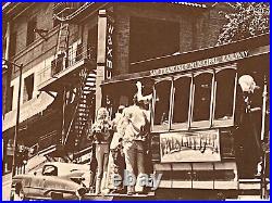 Historic 11x14 B&W Photo, Cable Car At Chinatown, San Francisco By Royce Vaughn