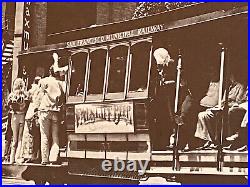 Historic 11x14 B&W Photo, Cable Car At Chinatown, San Francisco By Royce Vaughn