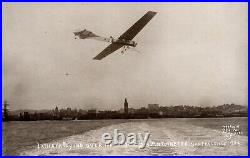 Hurbert Latham Flying Over Bay San Francisco California RPPC 1911