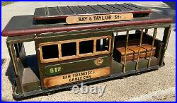 I KEPT THE CABLE CAR. But Left My Heart in San Francisco 25 Painted Wood TOY