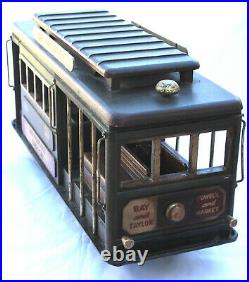 I KEPT THE CABLE CAR. But Left My Heart in San Francisco 25 Painted Wood TOY