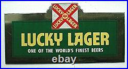 Irtp Nos Lucky Lager Beer Toc Sign San Francisco, Los Angeles. Calif