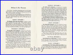 Japan Peace Conference Program Menu Palace Hotel San Francisco California 1951