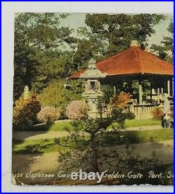 Japanese Tea Garden San Francisco, CA. Used Post Card/Posted 3/22/1917