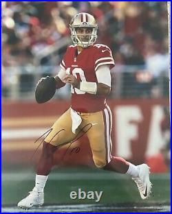 Jimmy Garoppolo Signed autographed San Francisco 49ers 11x14 Photo withPROOF COA