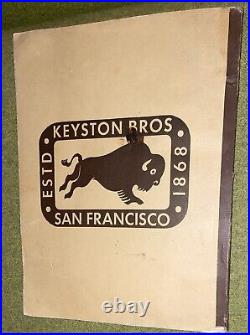 KEYSTON BROS. Cowboy Catalog SAN FRANCISCO CALIFORNIA CA BITS SPURS CHAPS ETC