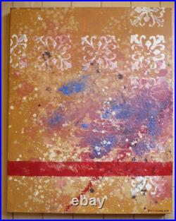 Kim A. Tolman, San Francisco California Modernist Abstraction In Red Modern Art