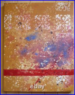 Kim A. Tolman, San Francisco California Modernist Abstraction In Red Modern Art