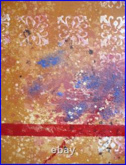 Kim A. Tolman, San Francisco California Modernist Abstraction In Red Modern Art