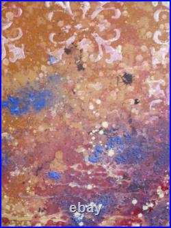Kim A. Tolman, San Francisco California Modernist Abstraction In Red Modern Art