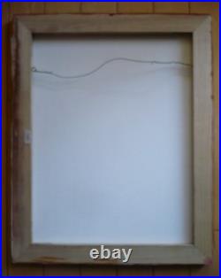 Kim A. Tolman, San Francisco California Modernist Modern Expressionist Oil Red