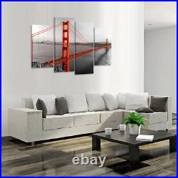 Kreative Arts Canvas Print Beautiful Golden Gate Bridge San Francisco California