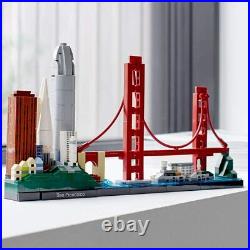 LEGO Architecture San Francisco California USA 21043 Skyline Building Kit 565pcs