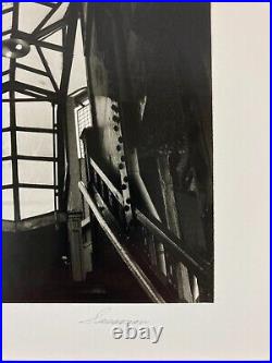 LEONARD SUSSMAN Signed NEW YORK CITY SUBWAYS 1977 Skylight GELATIN SILVER PRINT