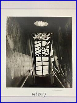 LEONARD SUSSMAN Signed NEW YORK CITY SUBWAYS 1977 Skylight GELATIN SILVER PRINT