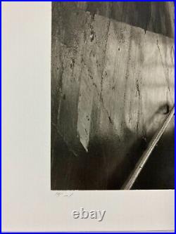 LEONARD SUSSMAN Signed NEW YORK CITY SUBWAYS 1977 Skylight GELATIN SILVER PRINT