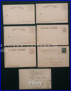 LOT 1905 antique 7pc SAN FRANCISCO EARTHQUAKE pc dead donkey search for victims