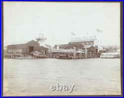 Large Cabinet Photo Atlas Gas Engine Company Oakland California c1915