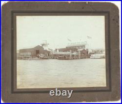 Large Cabinet Photo Atlas Gas Engine Company Oakland California c1915