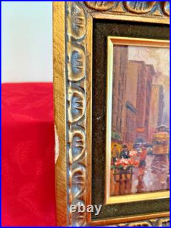 Lorain Lindsay Oil on Canvas of San Francisco, Signed