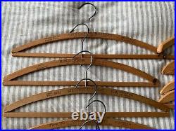 Lot 20 Vintage Wood Advertising Clothes Hangers San Francisco, California ++ Lot 20 Vintage Wood Advertising Clothes Hangers San Francisco, California ++
