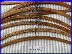 Lot 20 Vintage Wood Advertising Clothes Hangers San Francisco, California ++ Lot 20 Vintage Wood Advertising Clothes Hangers San Francisco, California ++