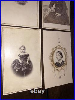 Lot of 16 1860s CDV Photos California Stockton Vallejo San Francisco Canon City Lot of 16 1860s CDV Photos California Stockton Vallejo San Francisco Canon City