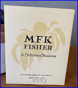 MFK FISHER, A DELICIOUS OBSESSION by Joan Reardon 2008 Keepsake by Patrick Reagh