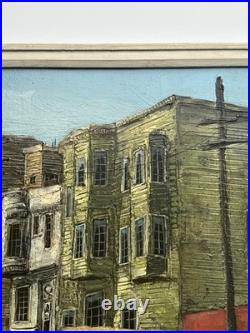 MID CENTURY PAINTING URBAN SAN Francisco CALIFORNIA REGIONALISM Farrington Oil