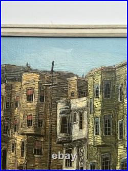 MID CENTURY PAINTING URBAN SAN Francisco CALIFORNIA REGIONALISM Farrington Oil