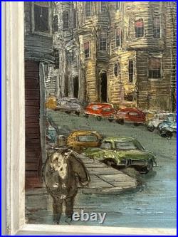 MID CENTURY PAINTING URBAN SAN Francisco CALIFORNIA REGIONALISM Farrington Oil