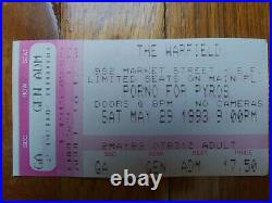 MINT 1991 Lollapalooza San Francisco concert ticket + 1993 Porno Pyros stub