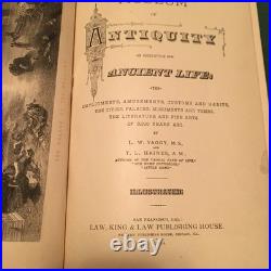 MUSEUM OF ANTIQUITY ILLUSTRATED A Description of Ancient Life 1884 Very Good