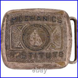Mechanics Institute San Francisco California Institutions 1950s Vtg Belt Buckle
