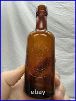 Mini Sample CROWN DISTILLERIES San Francisco California Whiskey Bottle