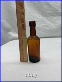 Mini Sample CROWN DISTILLERIES San Francisco California Whiskey Bottle