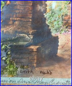 Mission San Juan Capistrano Ivy Corridor Silver Gelatin Hand Tinted Edith Webb Mission San Juan Capistrano Ivy Corridor Silver Gelatin Hand Tinted Edith Webb