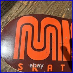 Mission Skateboards San Francisco California USA Brown Orange Deck Skateboard