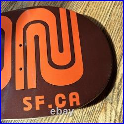 Mission Skateboards San Francisco California USA Brown Orange Deck Skateboard